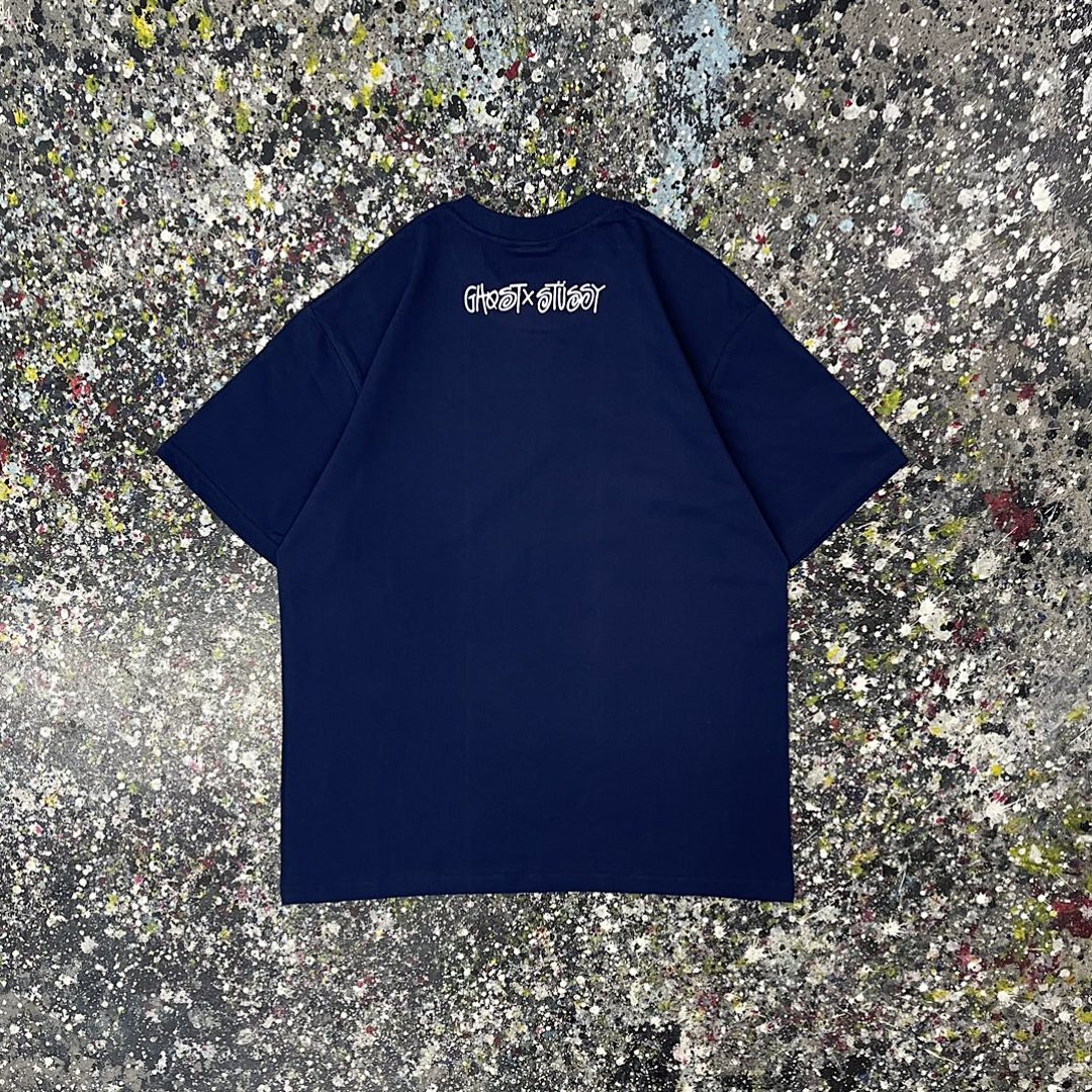 Stussy 108 Stu Short Sleeve T : Black White Apricot S Ｍ L XL XXL - Image 4