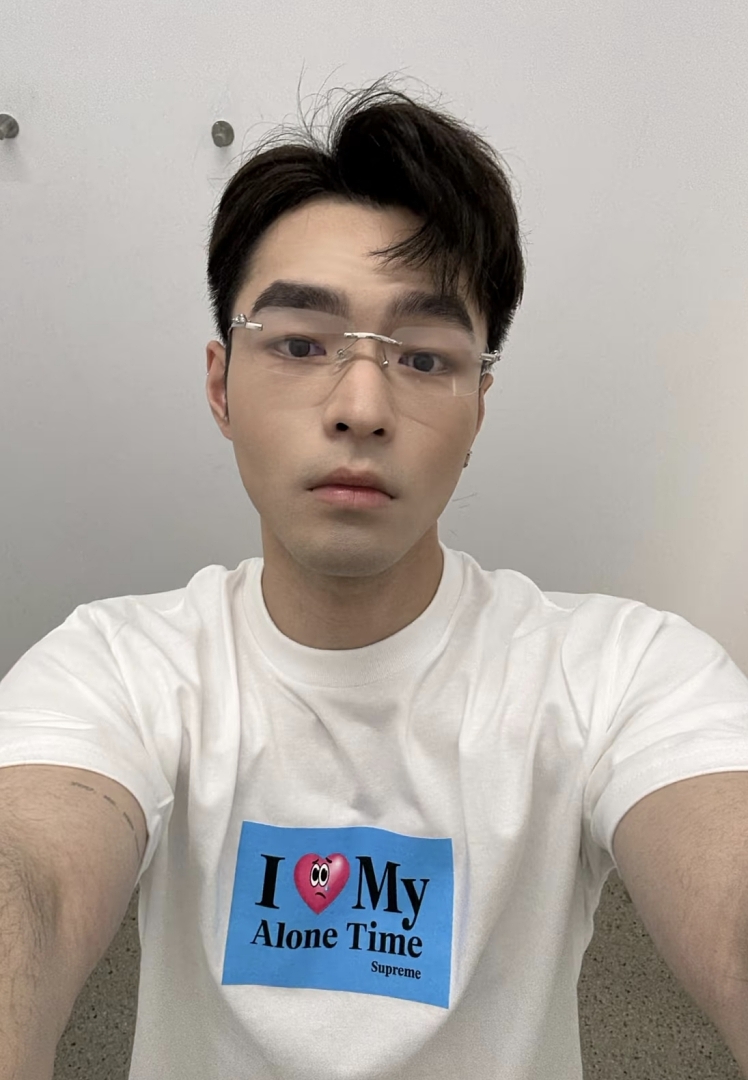 Supreme 128 SS26 ALONE TIME TEE Pink T (Black) - Image 10