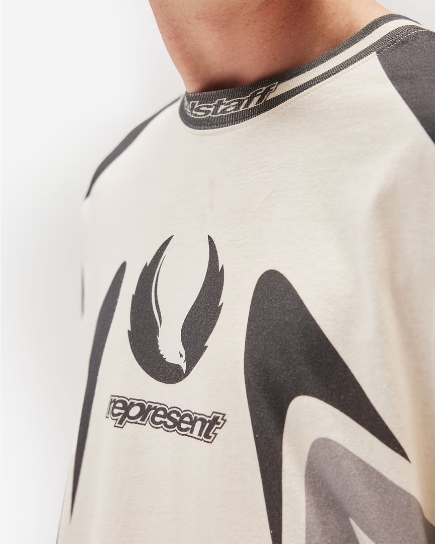 Represent 168 Represent × Belstaff Collab Long Sleeve : S M L XL Cream Apricot - Image 16