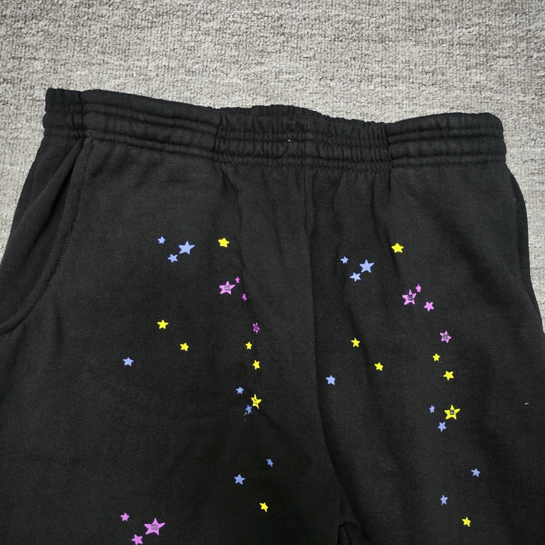 Sp5der 278 Pink V2 Sp5Der FW23 SWEATS Mens Womens Long Black : S-XXL - Image 18