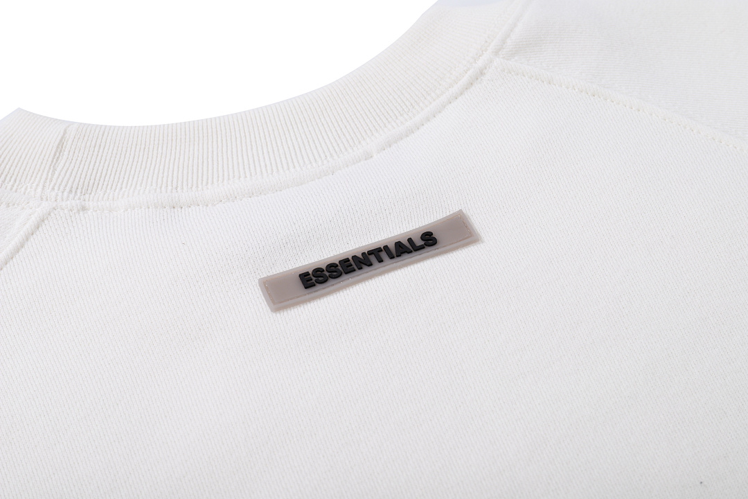 Essentials 98 FEAR OF GOD ESSENTIALS FOG Sleeve LOGO Collar White Blue Light Black Apricot High Grey Camel S-XL 6675# - Image 43
