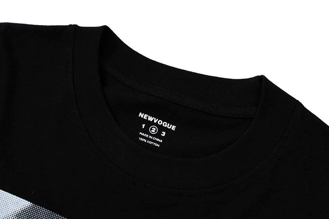 On Running 108 New Vogue × MM6 Maison Margiela Patch LOGO Print Short Sleeve Black White 1 2 3 3900# - Image 5