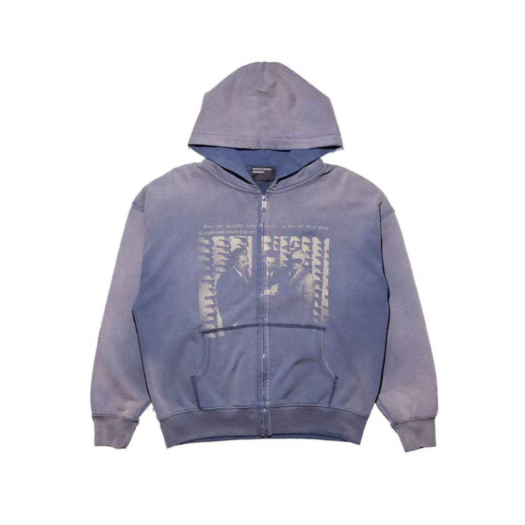 Enfants Riches Deprimes 258 Enfants Riches Deprimes Leave My Daughter Write Zip Up Hoodie Sleeve : S-XL