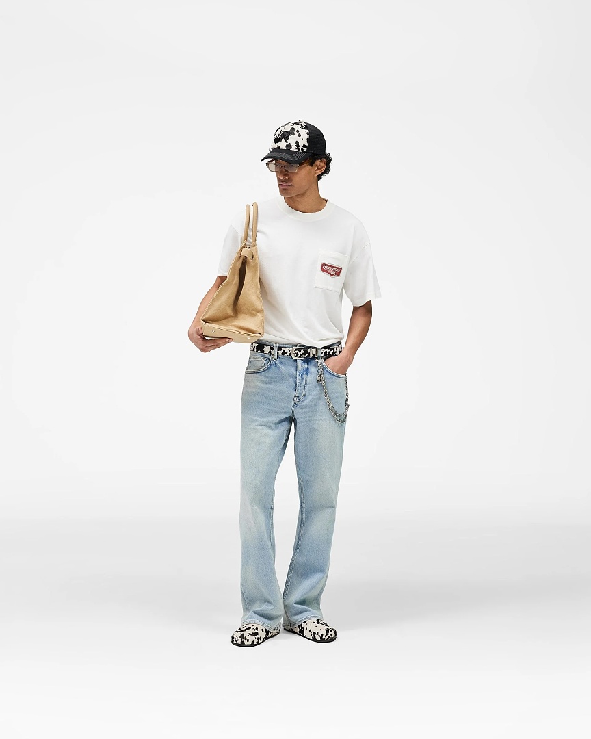 Off-White 148 REPRESENT High Mens Womens Wide Washed Short Sleeve : S M L XL Off (White) - Image 18