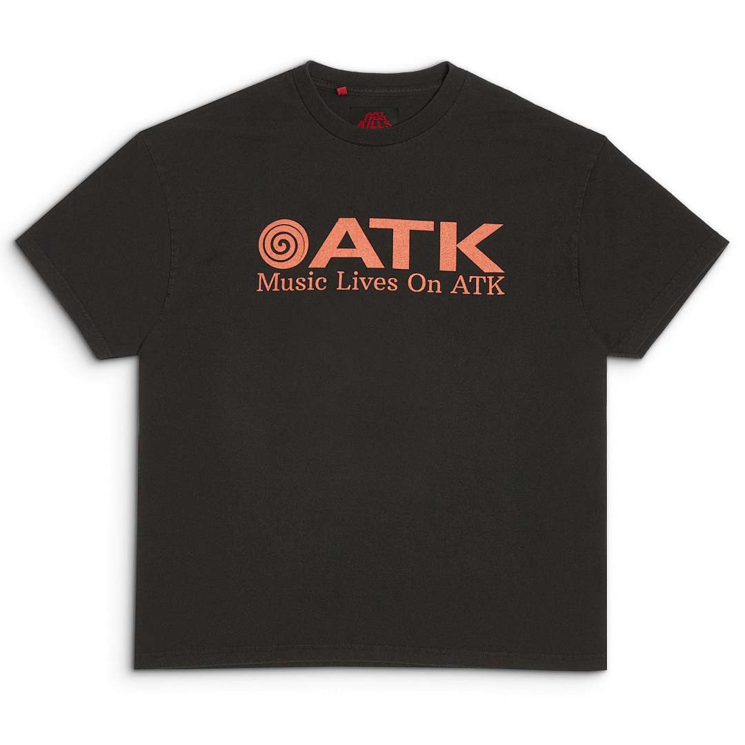 Gallery Dept 118 GALLERY DEPT. MUSIC LIVES ON ATK TEE Limited Exclusive Washed Short Sleeve T : Black S M L