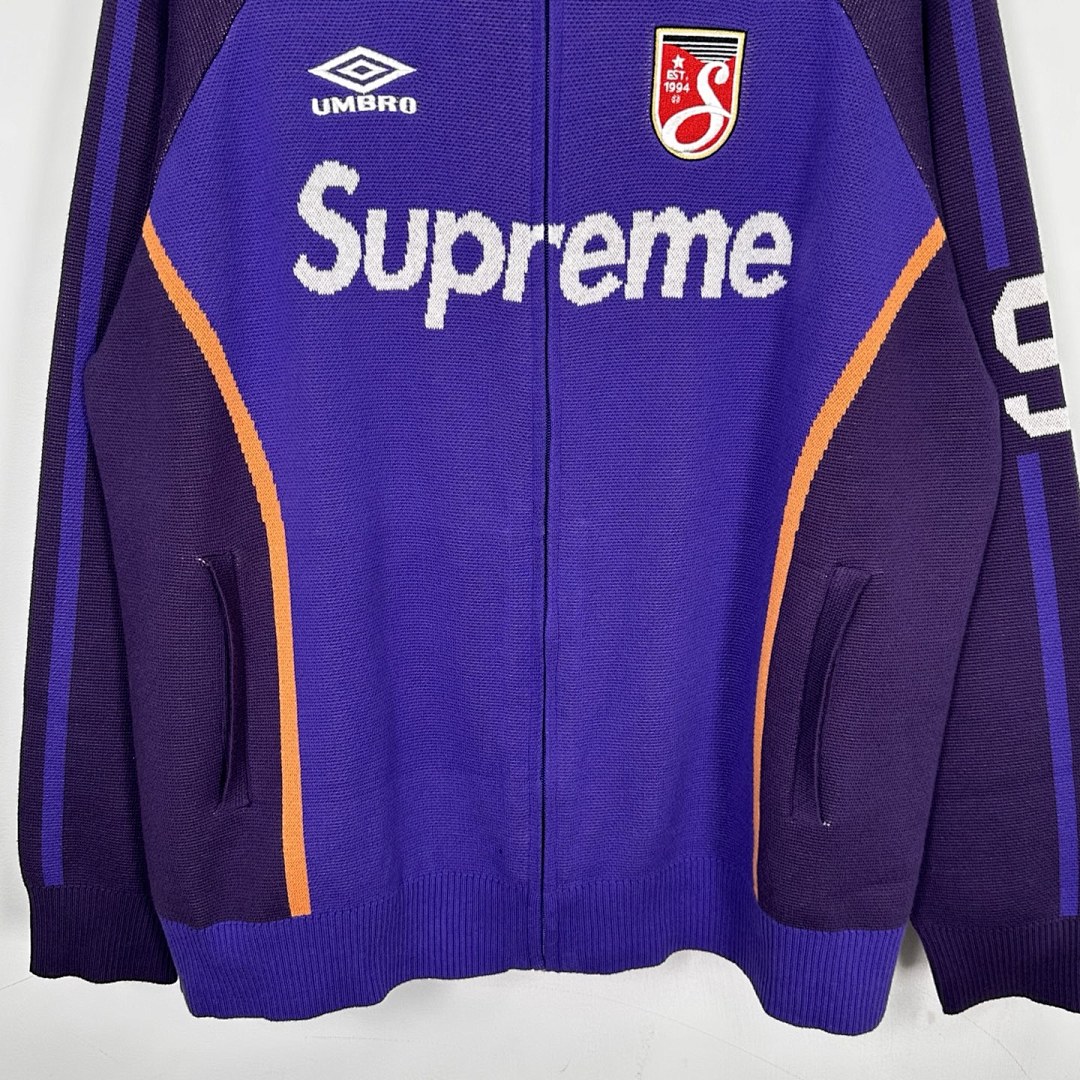 Supreme 398 SS25 Collab Fleece Black Red Purple Light Blue S - Image 27