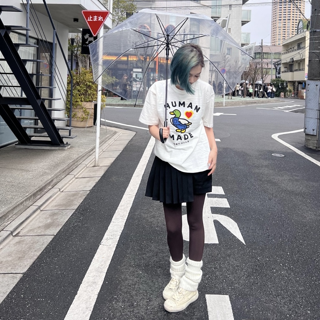 Human Made 108 HUMAN MADE SS24 COTTON T-SHIRT GRAPHIC Print Short Sleeve T : Black White S M L - Image 13
