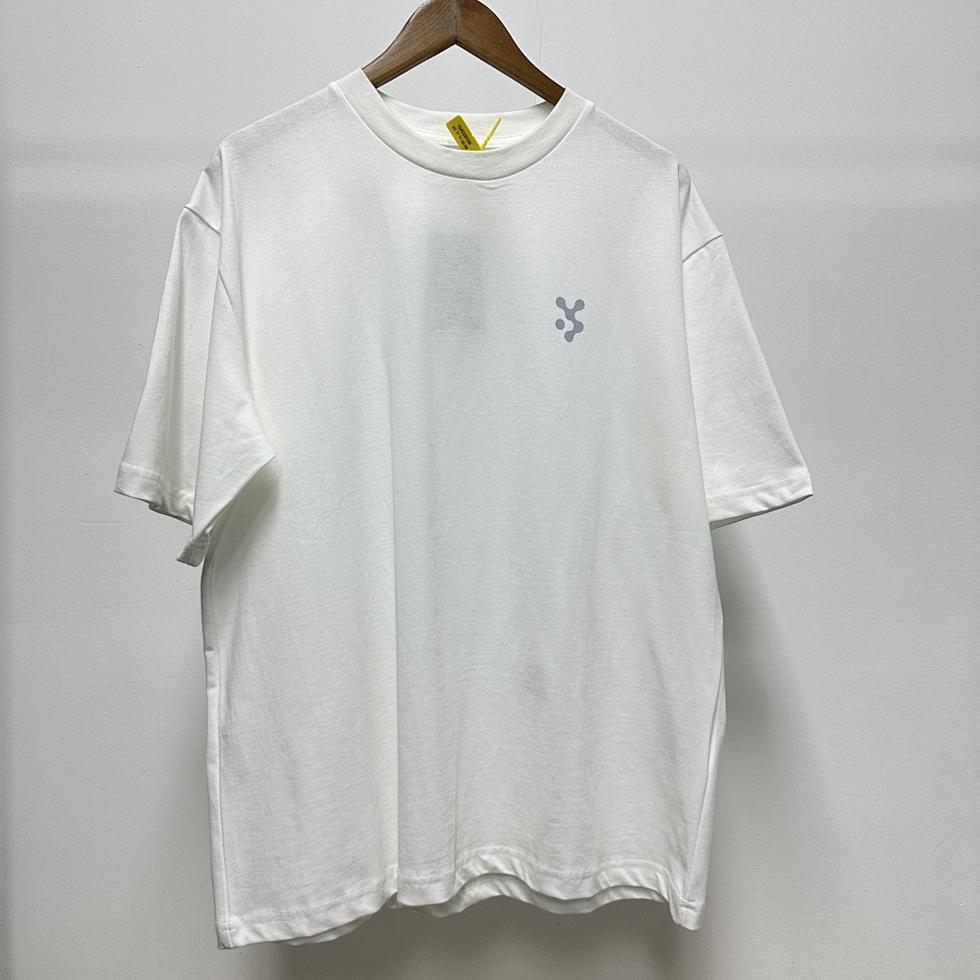 Unbranded 108 VUJADE DARTED LOGO TEE Print Short Sleeve T Black White 1 2 3 4 3911# - Image 13