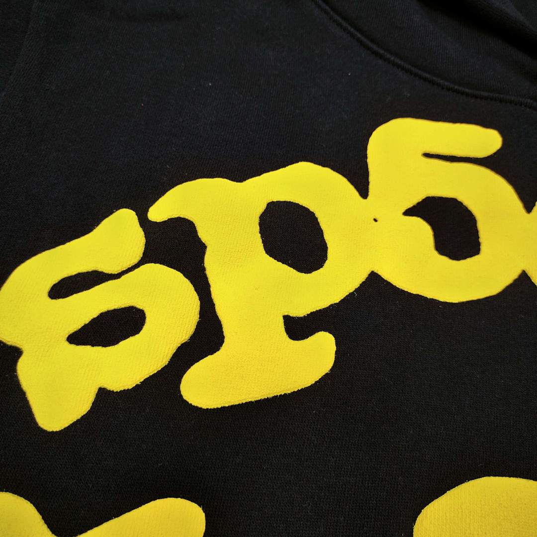 Sp5der FW24-1- Black Yellow Mens Womens Top : S-XXL - Image 11