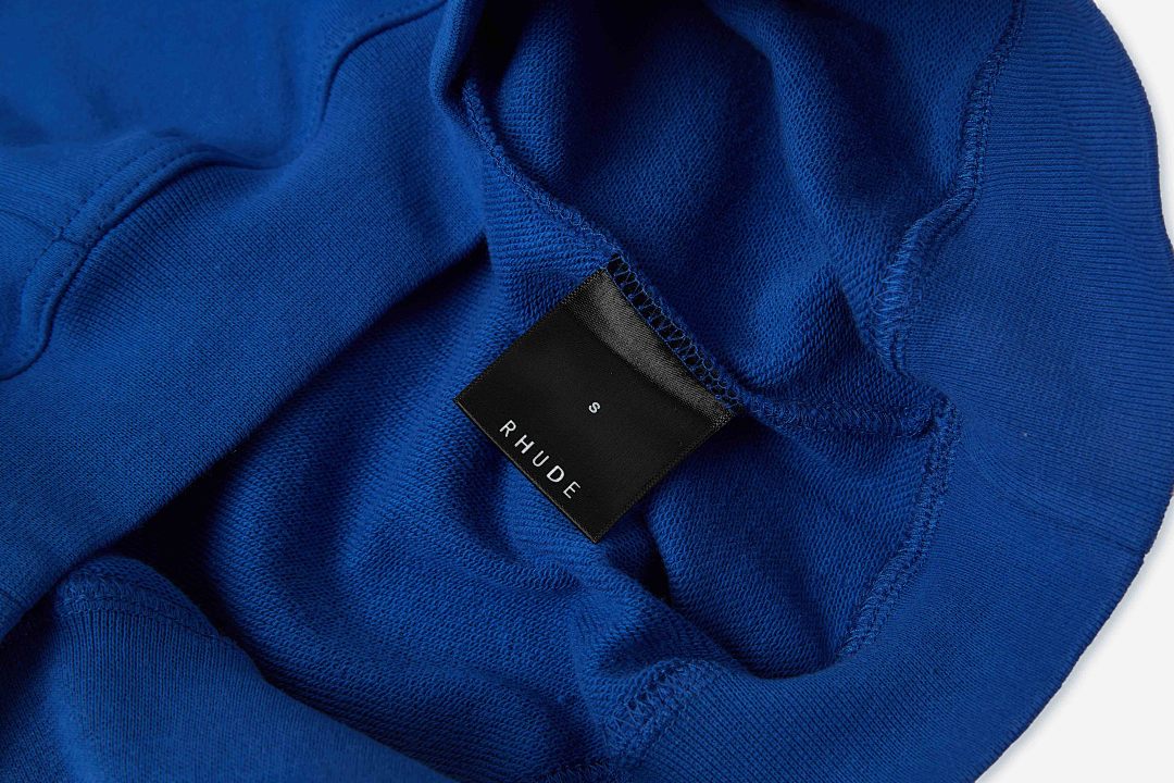 On Running ON SALE118 ST. RHUDE SEAL HOODIE Big Classic Print Short Wide BOXY Version Model : Blue S M L - Image 13