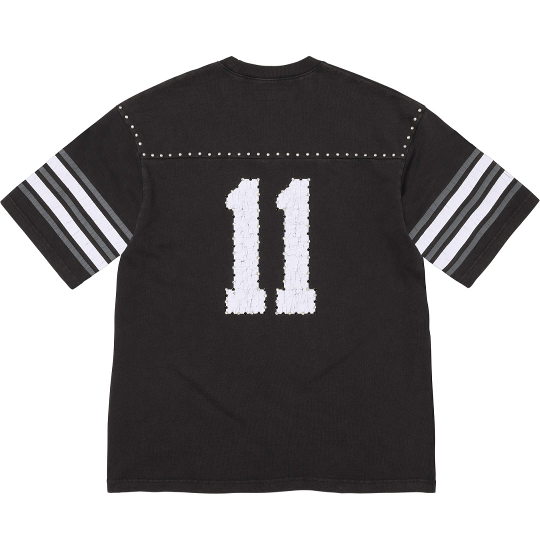 Supreme 238 SS26 STUDDED FOOTBALL TOP 11 No Diamond T Black Blue Apricot - Image 4