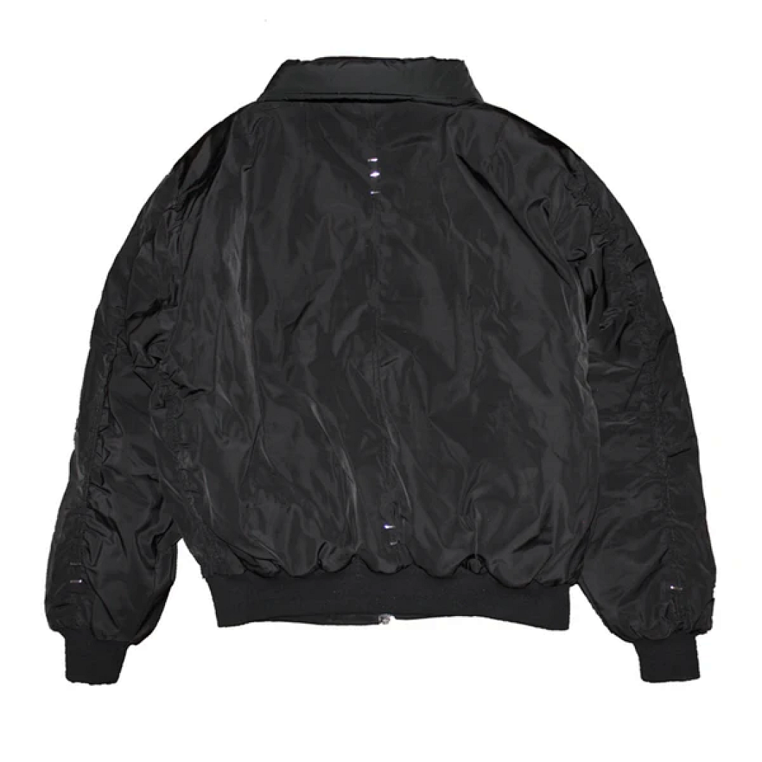 Unbranded 358 ASKYURSELF REPAIRED BOMBER JACKET Cotton Black S-XL 4038# - Image 27