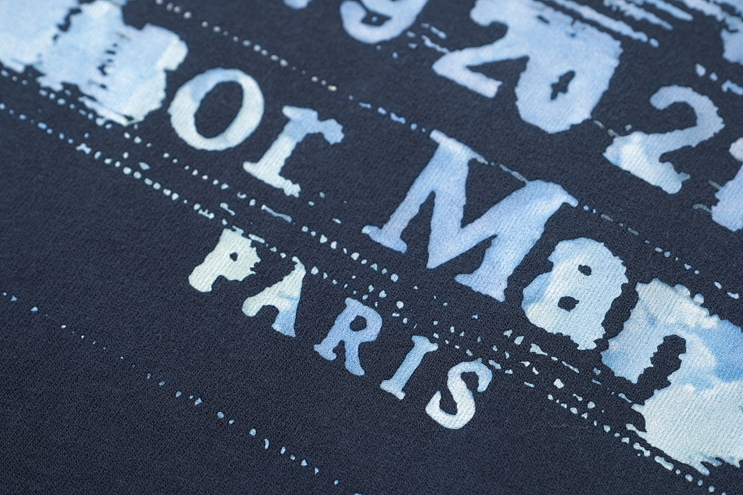 On Running 118 Maison Margiela MM6 LOGO Print Short Sleeve T Grey Blue Black 46 48 50 52 3417# - Image 11
