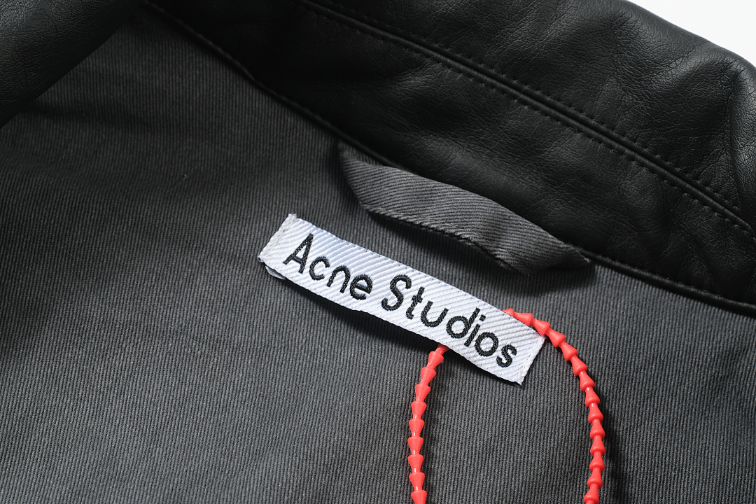 Acne Studios 398 AC Collar Cotton Black Grey S-XL 9002# - Image 26