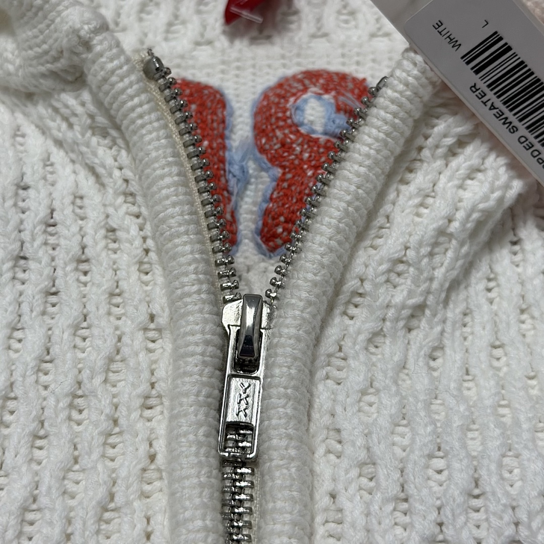 Supreme 538 SS25 FOOTBALL HOOD SWEATER Fleece Black White Blue S-XL - Image 42