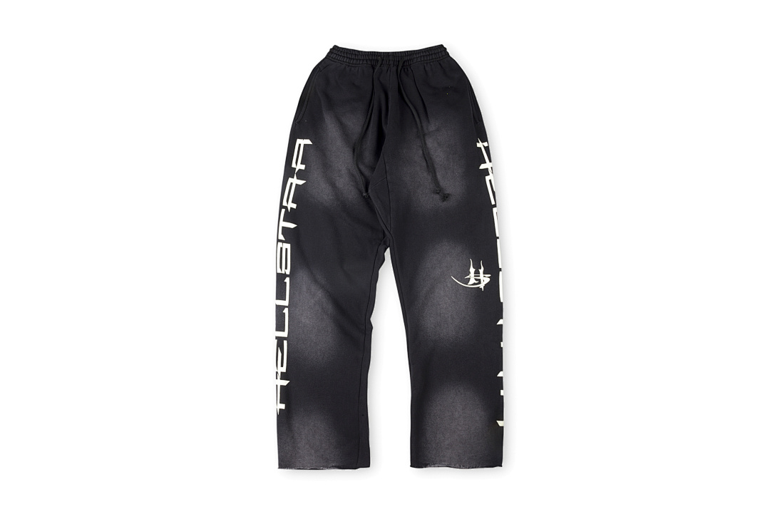 Hellstar 298 Hellstar Studios Sports Gel Pants Solid Cotton Long Water Black White S-XL