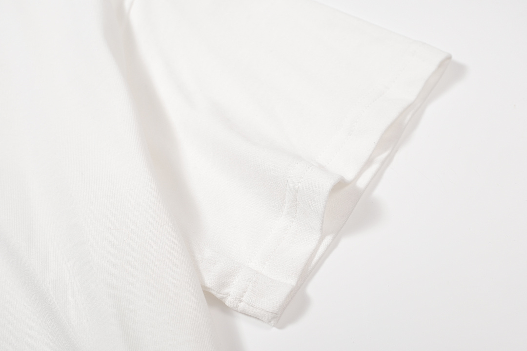 Christian Louboutin 118 THUG CLUB Rock T Leather Floral LOGO Short Sleeve Black White 1 2 3 3415# - Image 27