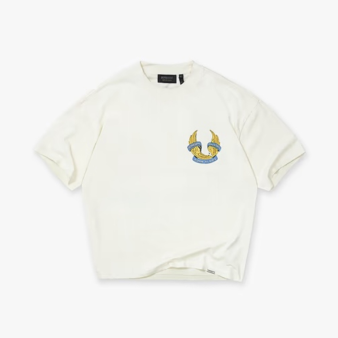 Off-White 138 REPRESENT New High Mens Womens Top Water Wide Short Sleeve : S M L XL Off (White) - Image 9