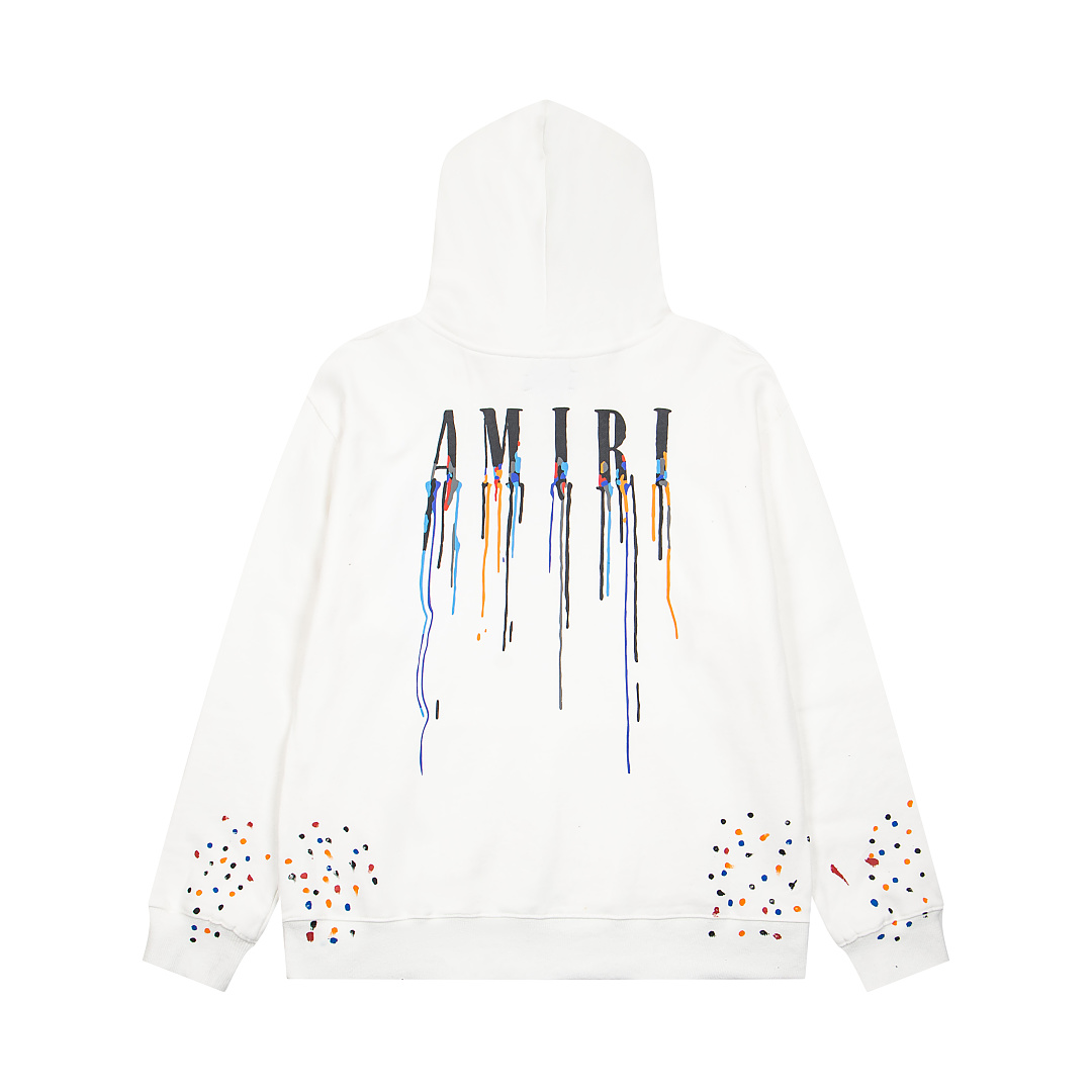 AMIRI 218 Wide Version Model Long Sleeve Black White S M L XL 605# - Image 18