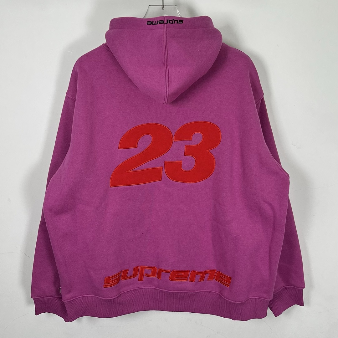 Supreme 368 ZIP UP HOODED SWEATSHIRT Buckle Embroidered Black Light Blue Red S-XL - Image 31