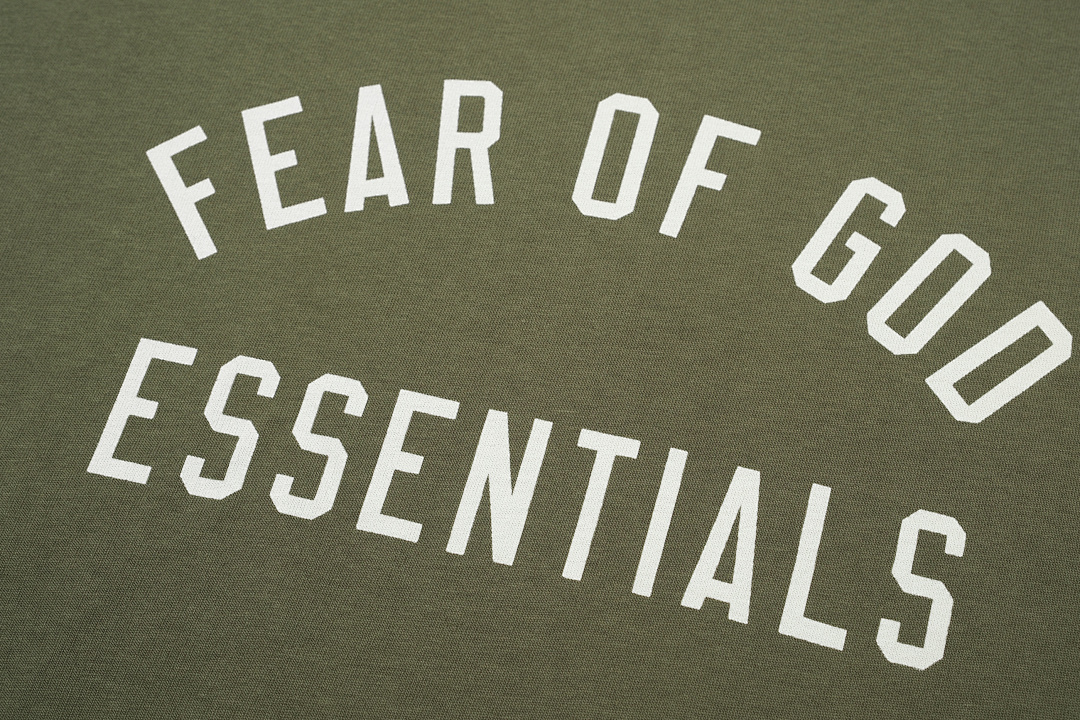 Essentials 118 ESS 24FW Print Short Sleeve T Green Oatmeal Grey Black White Olive S-XL 6261# - Image 23