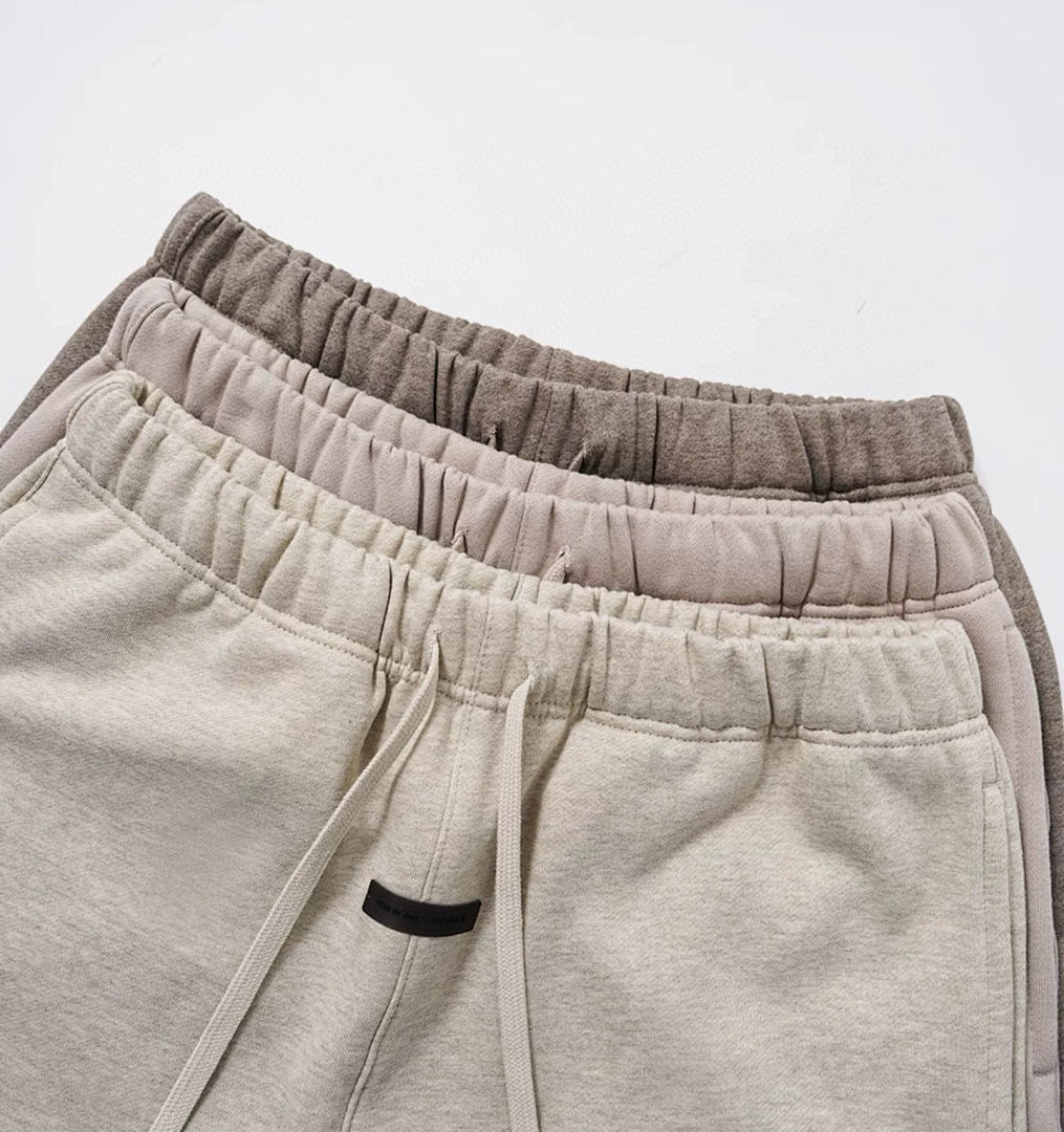 Essentials 178 Ess SS25 Vintage Fleece Sweatpant Silk Silver Gum Long Black Oatmeal Grey Brown XS-XL - Image 7