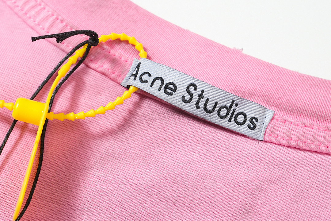 Acne Studios 138 AC Diamond LOGO Print Short Sleeve T White Grey Pink S-XL 8056# - Image 53