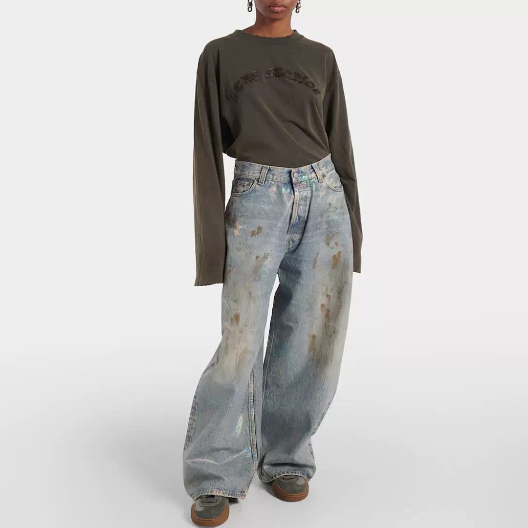 Acne Studios 298 AC Gradient Silver Blue S-XL 7296# - Image 22