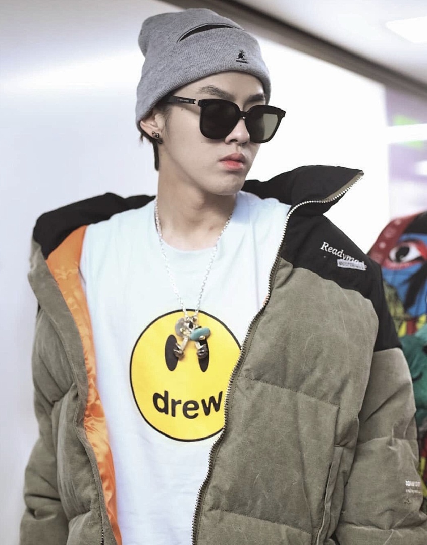 Drew House 88 DrewHouse JustinBieber Short Sleeve T Green Black White Yellow SMLXL D022# - Image 44