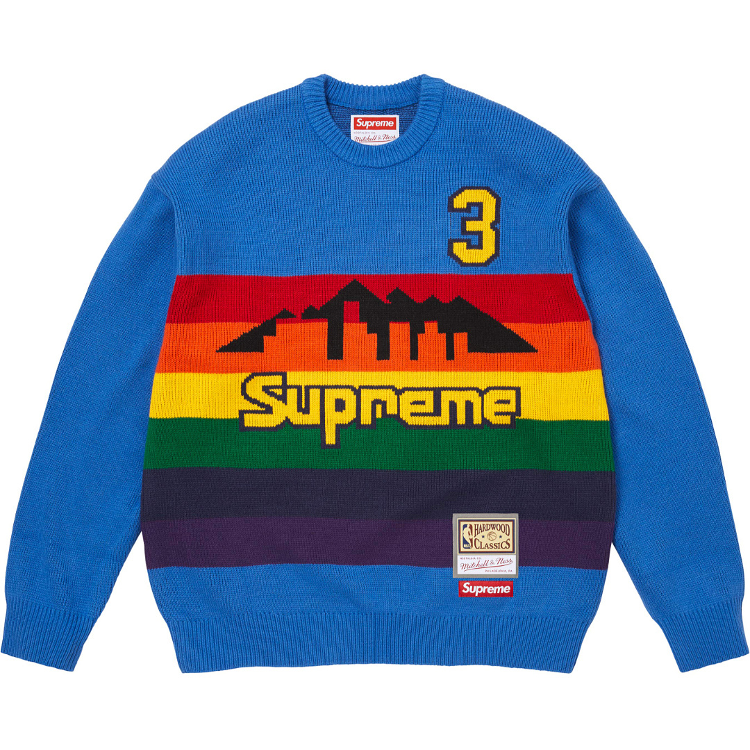 UGG 328 X M&N BASKETBALL SWEATER NUGGETS Gold Fleece S-XL