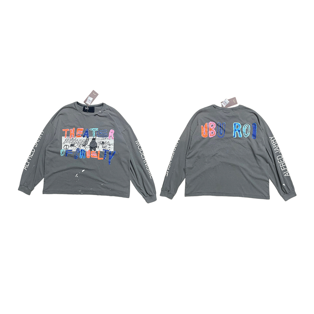 Unbranded 158 PALY Theater Of Cruelty Model Long Sleeve T : Grey S M L - Image 3