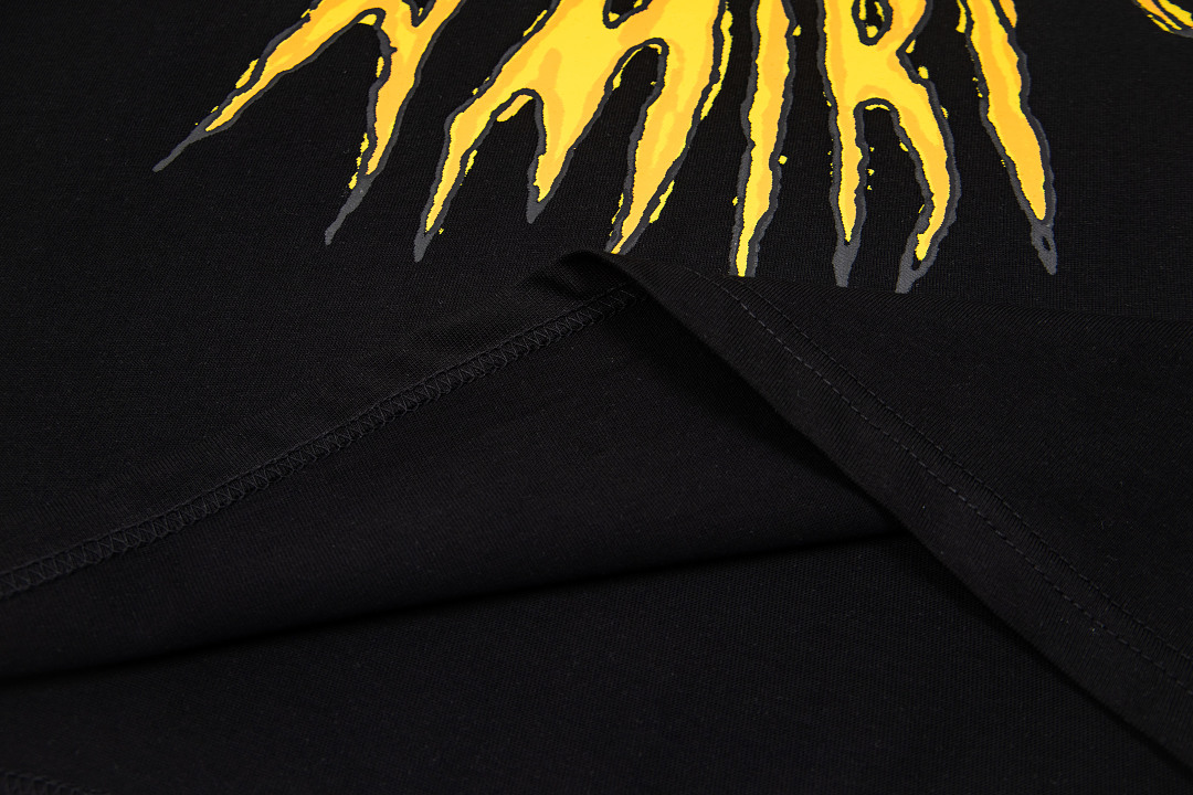 AMIRI 148 Wide Version Model Long Sleeve T Black White S M L XL 604# - Image 9