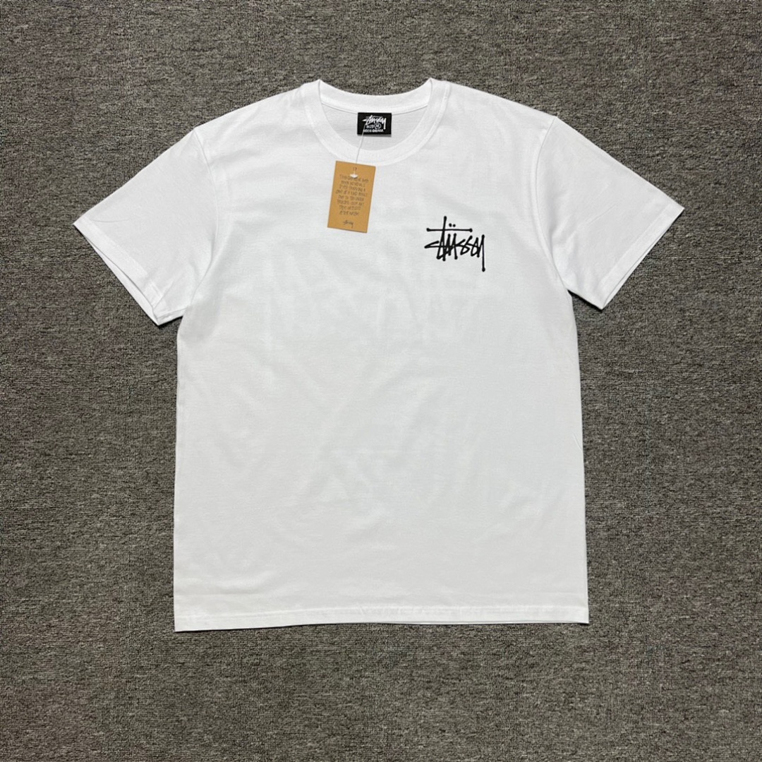 Stussy 108 Stu Print Short Sleeve T : Black White Apricot Blue Red S Ｍ L XL XXL - Image 5