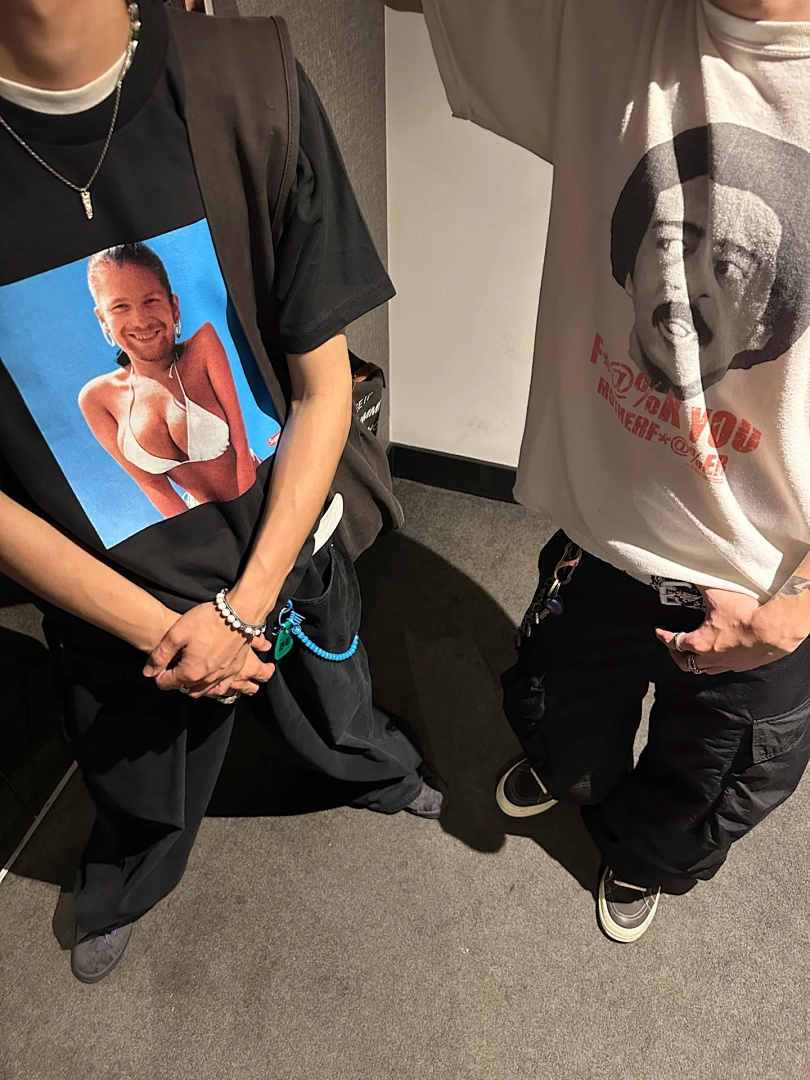 Supreme 118 25SS Aphex Twin Tee Short Sleeve Black White S M L - Image 7