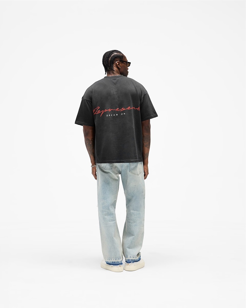 Represent 158 Represent Mountain Classic T : S M L XL (Black Grey) - Image 17