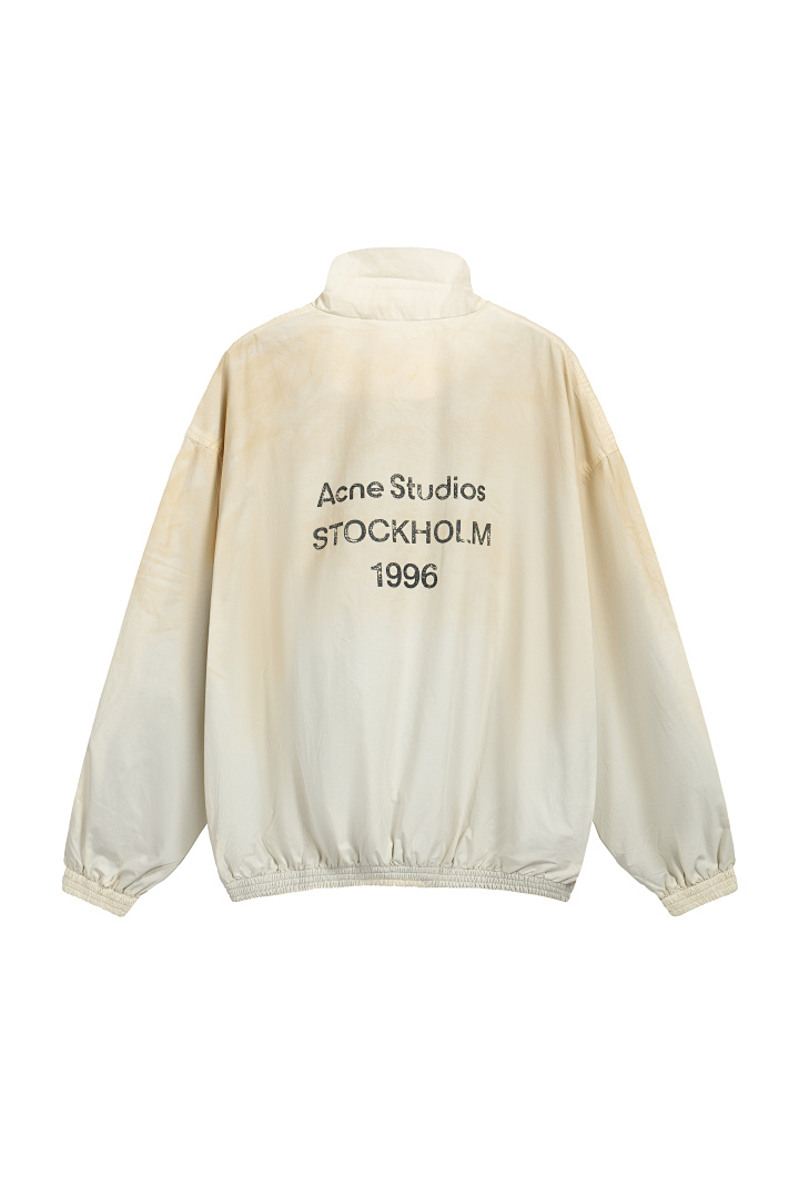 Off-White 288 AC Logo Zipper Jacket Print Wind Black Off White S-XL 3396# - Image 25