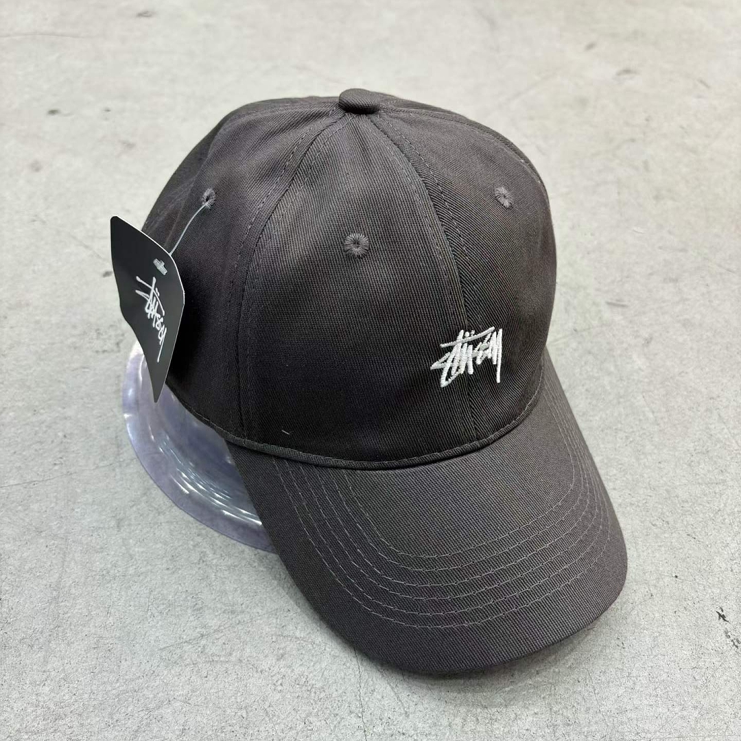 Stussy 118 STU Label Embroidered (Black White Grey) - Image 5
