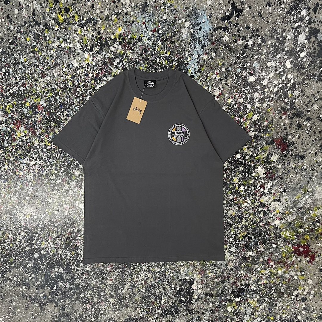 Stussy 108 Stu Short Sleeve T : Black White Grey Pink S Ｍ L XL XXL - Image 6