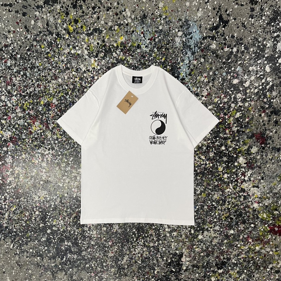 Stussy 108 Stu Short Sleeve T : Black White Green S Ｍ L XL XXL - Image 7