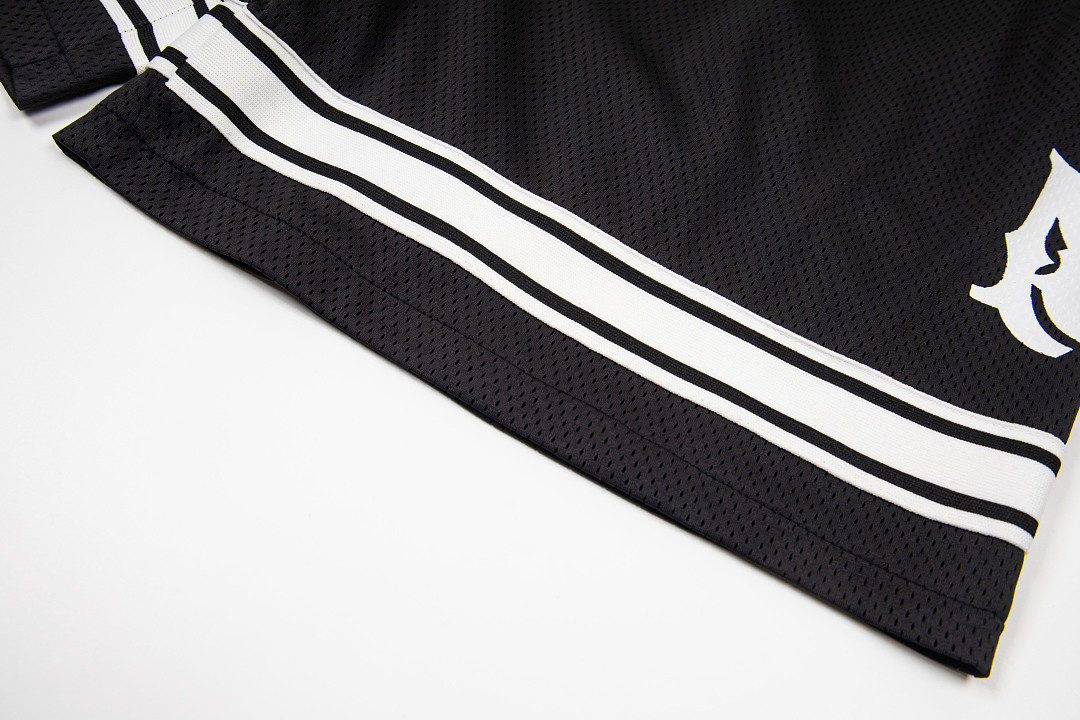 AMIRI 148 Logo Print Short Black White S M L XL 9934# - Image 15
