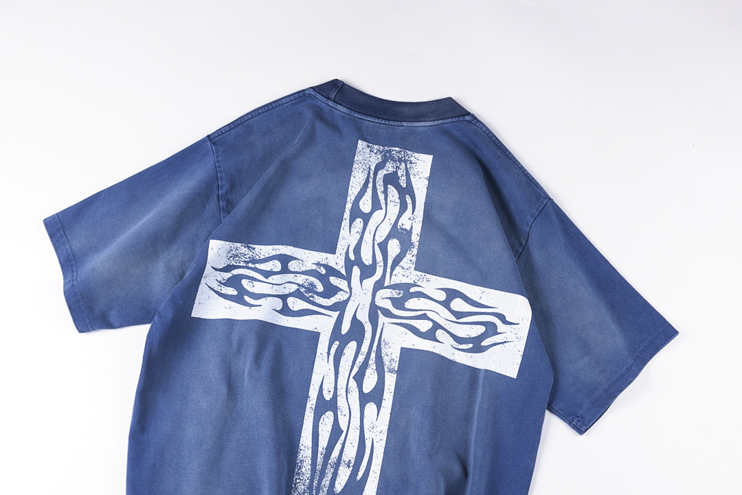 Hellstar 168 Hellstar Studios NO GUTS GLORY Water Short T Blue S-XL - Image 5