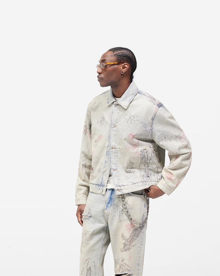 Represent 298 Represent : S M L XL (Washed Blue) - Image 16