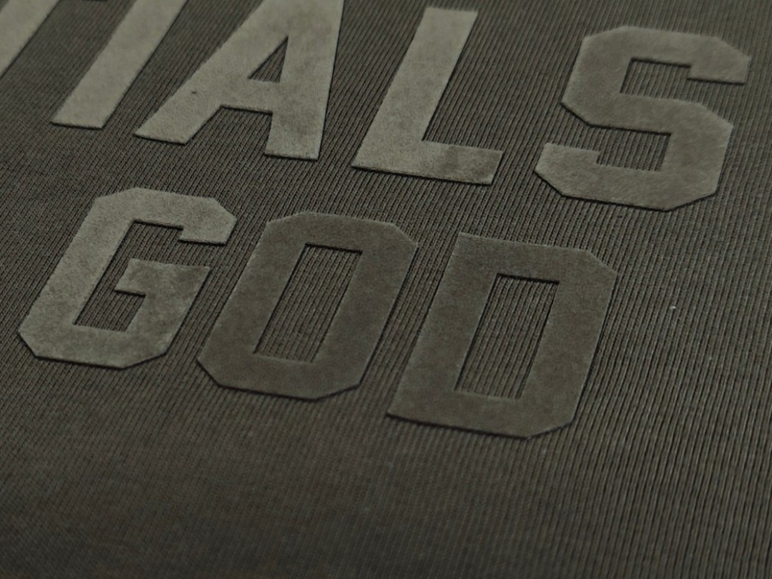 Essentials 118 Ess Double Velvet Solid Cotton Short Sleeve T Coffee Grey Black White Smoke Red XS-XL - Image 43