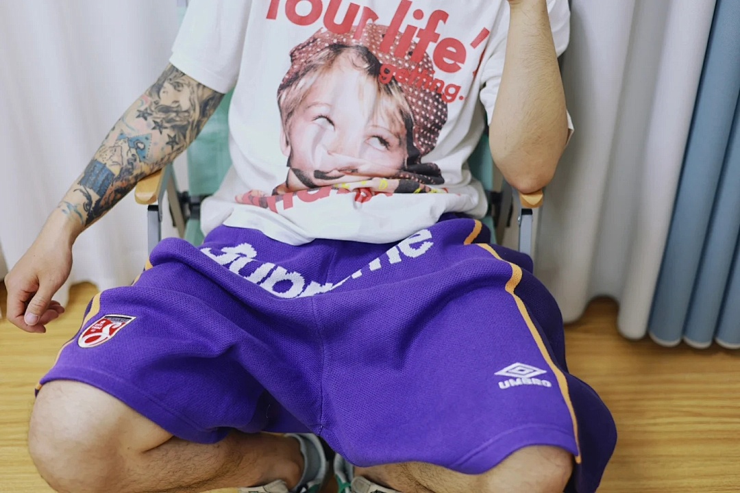 Supreme 288 UMBRO Collab SS25 KNIT SHORTS30 Patchwork Short Quad Black Red Purple Light Blue S-XL - Image 33