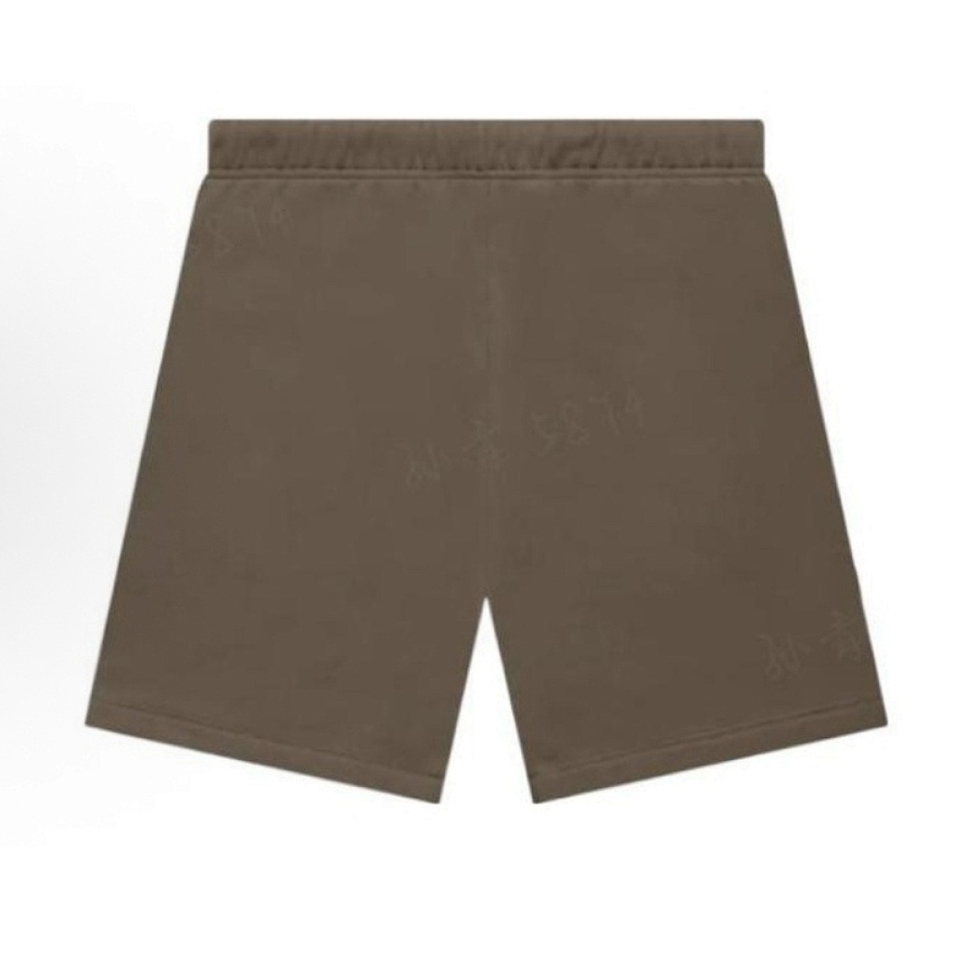 Essentials 148 Ess Double Velvet Solid Cotton Short Coffee Grey Black White Smoke Red XS-XL - Image 5