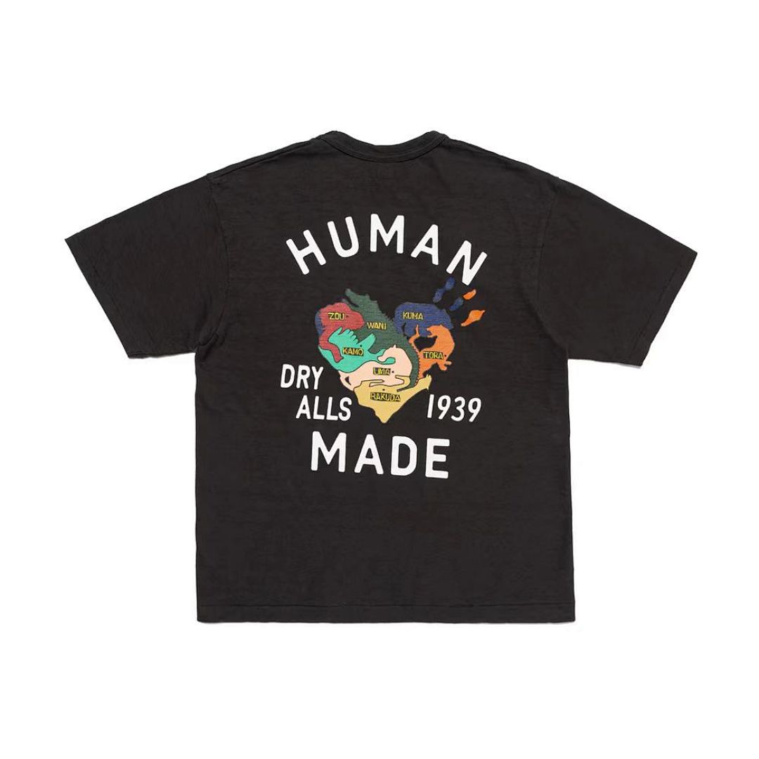 Human Made 118 HUMAN MADE FW24 Print Short Sleeve T : Black White S M L