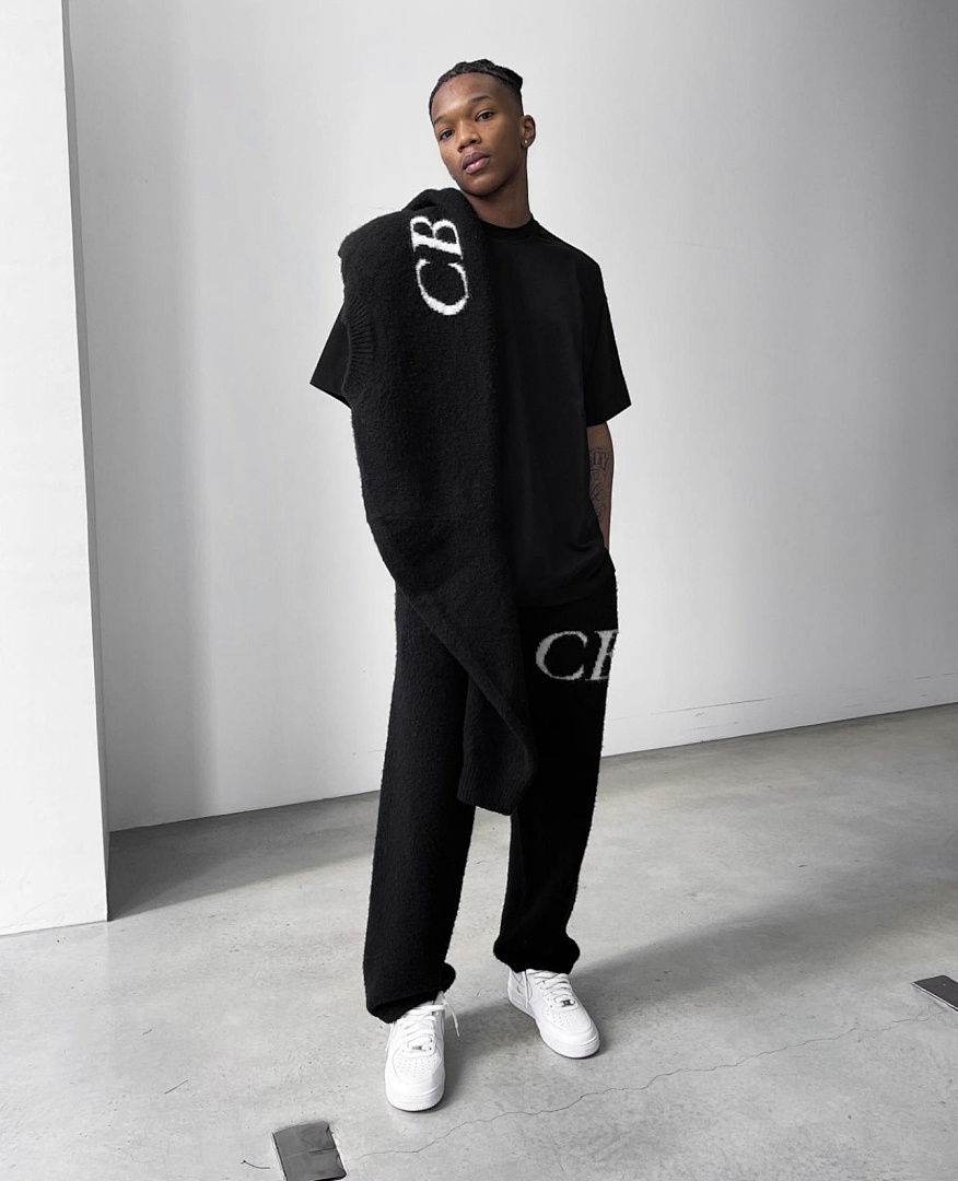On Running 198 Cole Buxton Small Logo Floral Wide Collar Fleece Black Off White Grey Blue Ink Green S-XL M985# - Image 96
