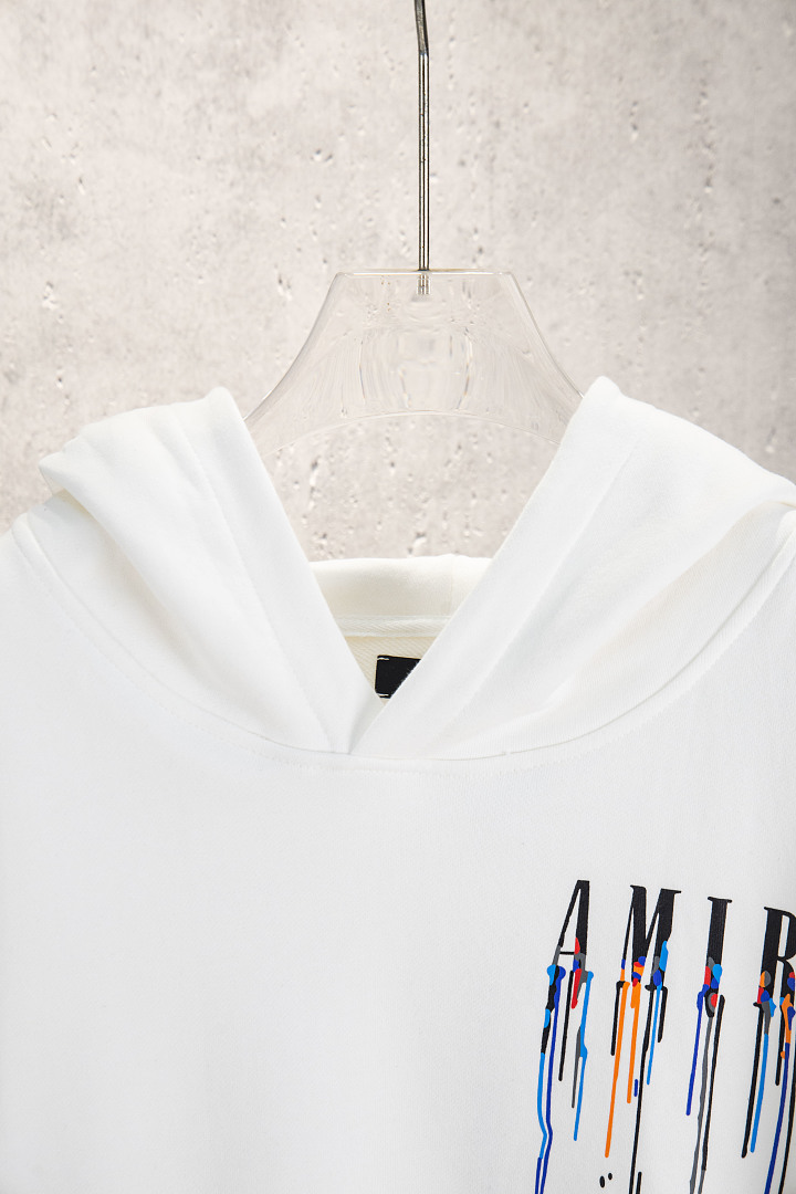 AMIRI 218 Wide Version Model Long Sleeve Black White S M L XL 605# - Image 49
