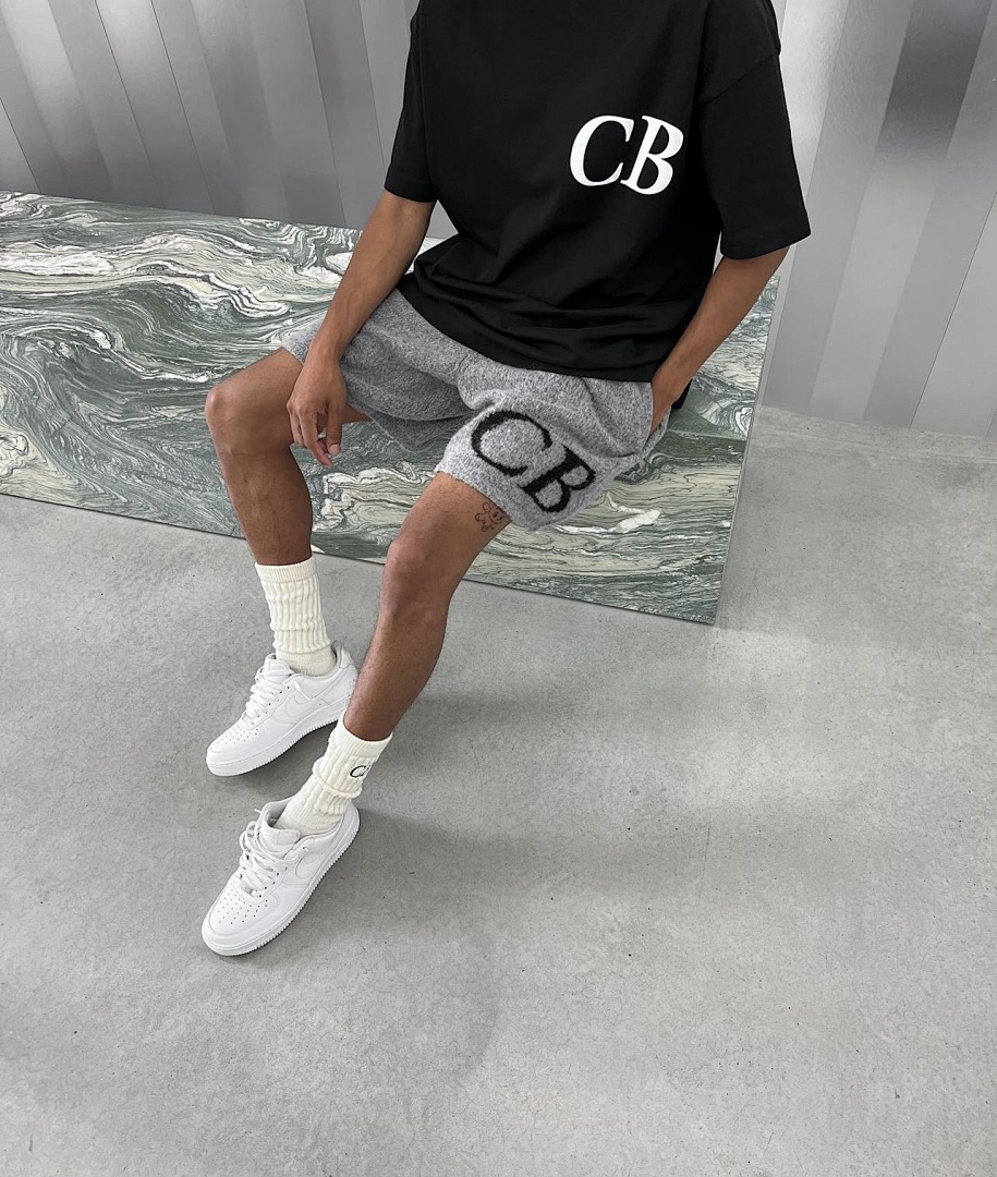 On Running 198 Cole Buxton Logo Floral Fleece Stitching Lace Short Black Off White Grey Blue Camel S-XL C7030# - Image 80