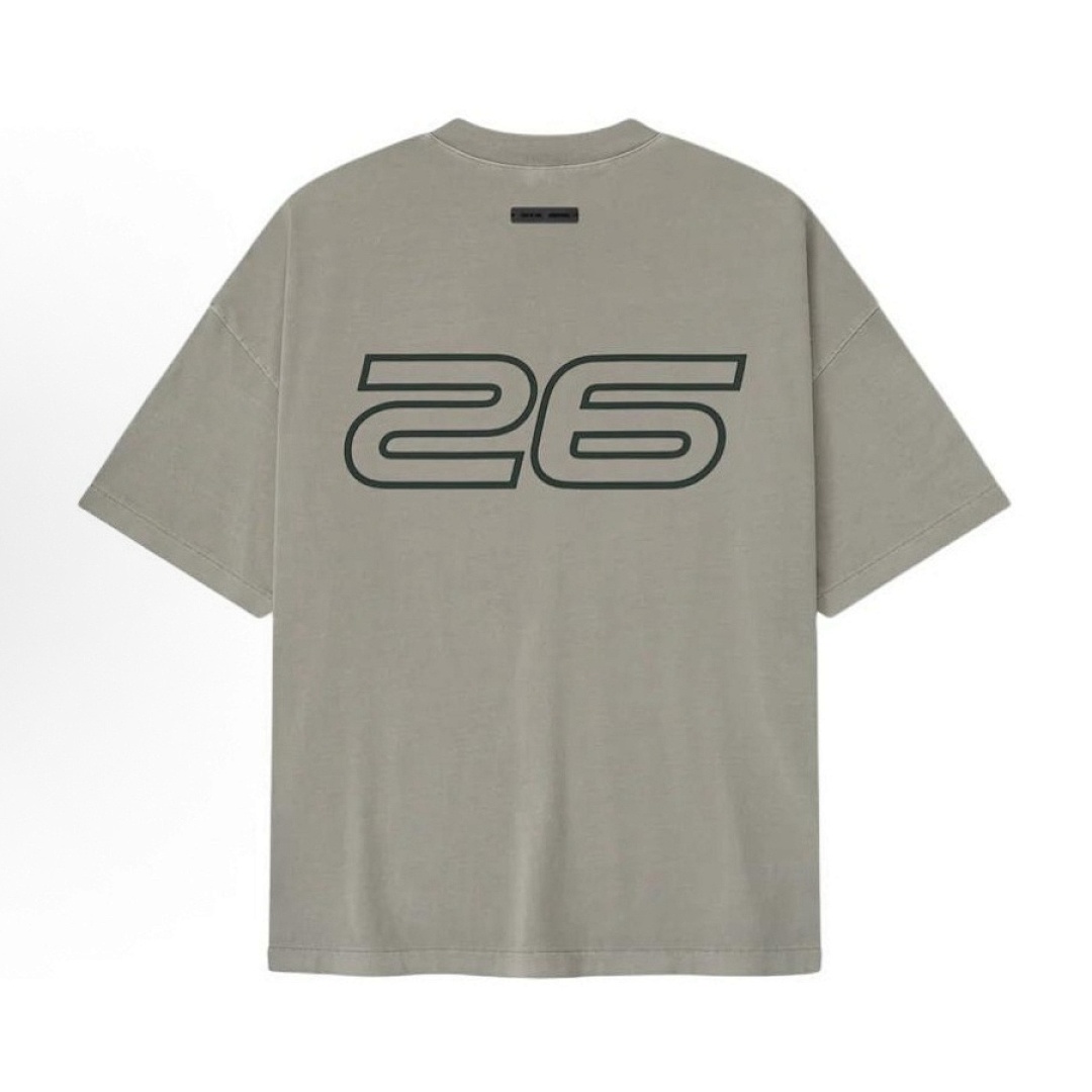 Essentials 128 FW26 Holiday 2026 90'S SHORT SLEEVE TEE T : Iron Ink Grey Black Smoke Mist XS-XL - Image 4